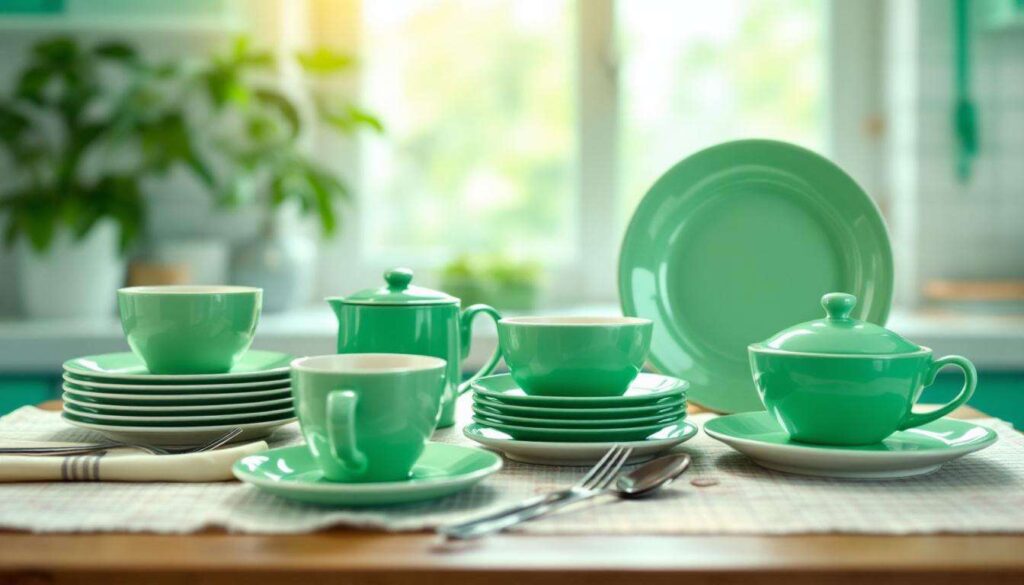 Kitsch hier, tendance aujourd’hui : cette vaisselle verte de mamie vaut désormais jusqu’à 200 € pièce en brocante