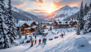 Ils se ruinent dans les stations de ski classiques mais cette station familiale est la plus accessible cette année