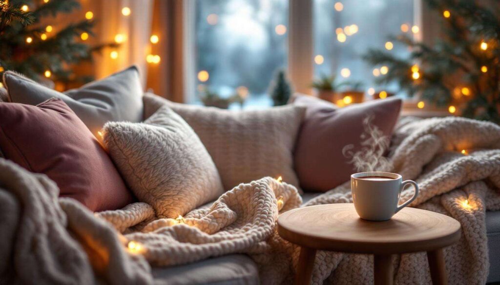 Le coin cosy parfait pour l’hiver sans cheminée réelle : merci E.Leclerc !