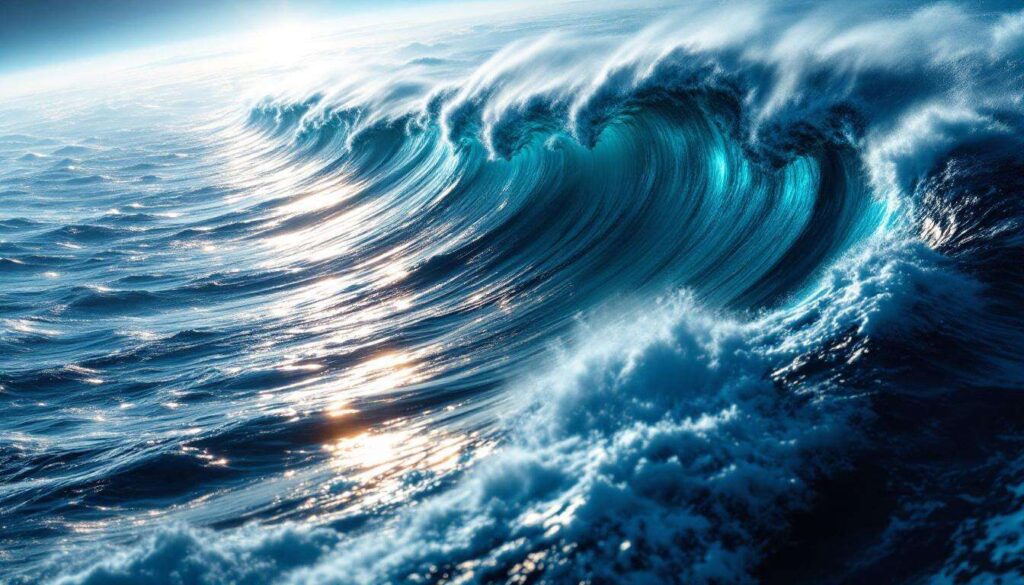 ? Des vagues gigantesques de 35 mètres de haut observées depuis l’espace