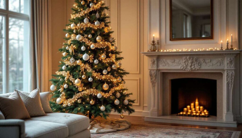 Comment créer un sapin effet “boutique de luxe” en n’utilisant que trois ornements clés
