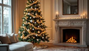 Comment créer un sapin effet “boutique de luxe” en n’utilisant que trois ornements clés