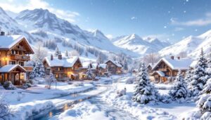L'hiver vous attend dans le village le plus haut d’Europe, un véritable paradis enneigé à explorer