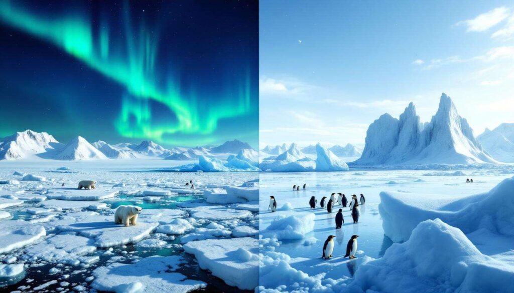 Arctique vs Antarctique: embarquez pour un voyage glacé au cœur des pôles
