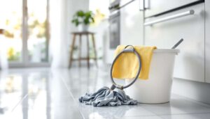 Ménage : ce simple ingrédient de cuisine à verser dans le seau de serpillière change tout (mais pas n'importe quand)