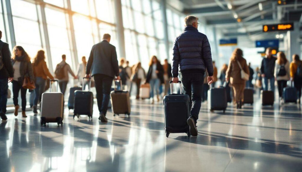 Une compagnie aérienne alerte les voyageurs utilisant des valises de couleur sombre