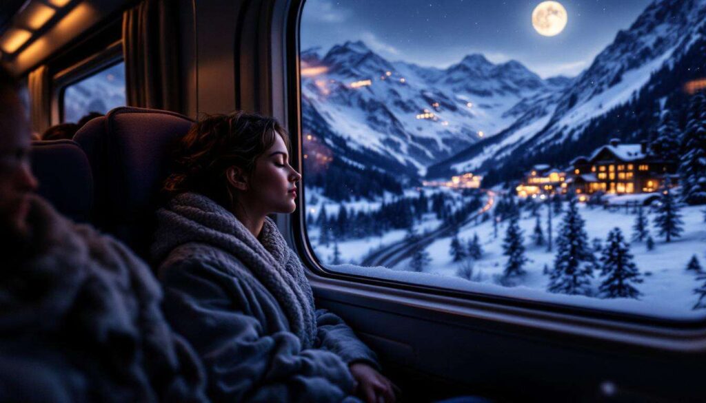 « On s’endort à Paris et on se réveille avec les sommets enneigés » : dans le train de nuit vers les stations de ski savoyardes