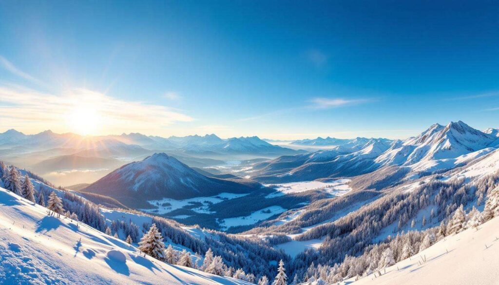 Entre neige et soleil, les crêtes vosgiennes se transforment en paradis blanc